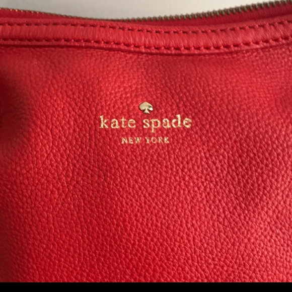 Authentic Kate Spade beautiful red ♥ leather purse - Picture 6 of 7